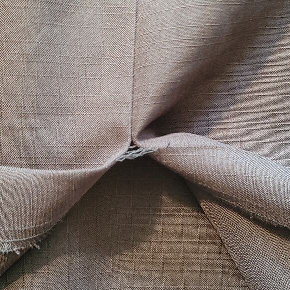 Union‑Made ILGWU Navy Polka‑Dot Dress 60s/70s Elastic Waist Midi ~Sz 8 - Picture 10 of 10